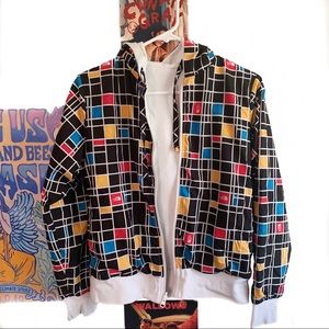 north face reversible windbreaker/sweater/hoodie